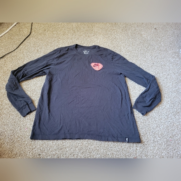 Nike Other - Nike Liverpool F.C. Travel Long Sleeve Cotton Shirt Black Size XL